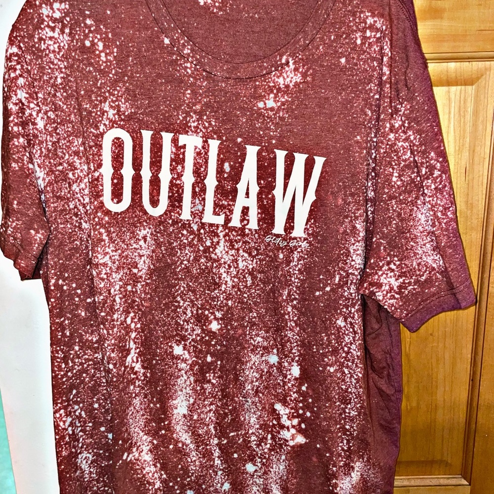 Plus size bleached shirt